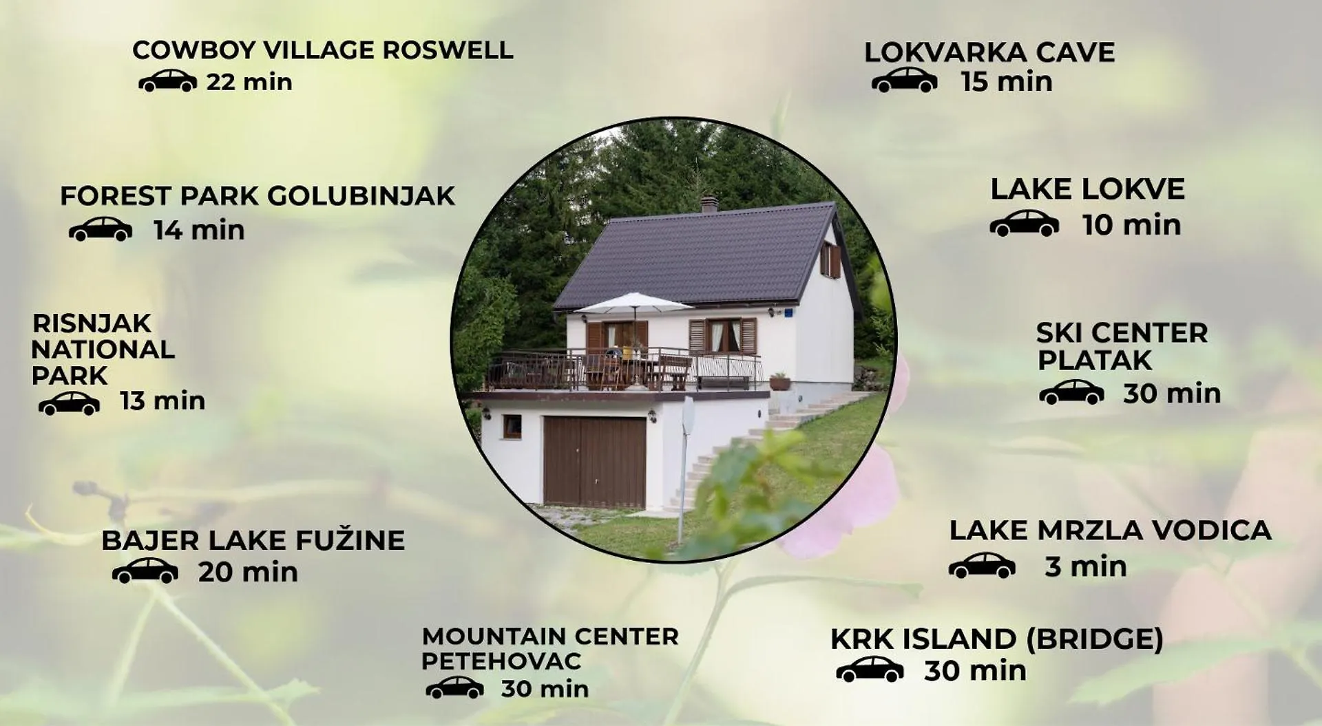 Semesterbostad Holiday House Tjasa Lokve